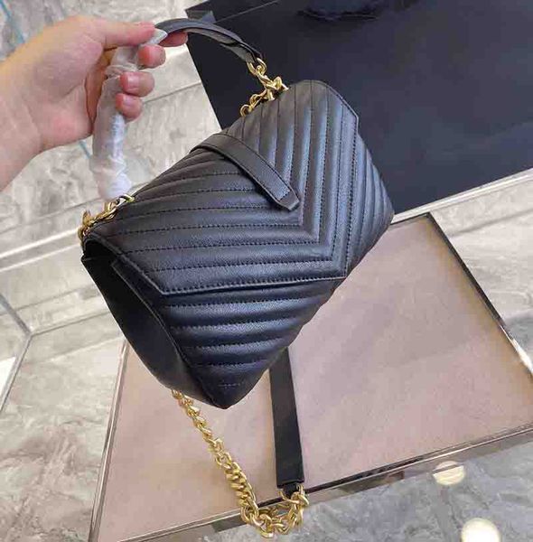luxurys leather messenger bag designers women shoulder bags fashion lady handbags with gold chains
luxurys leather messenger bag designers women shoulder bags fashion lady handbags with gold chains