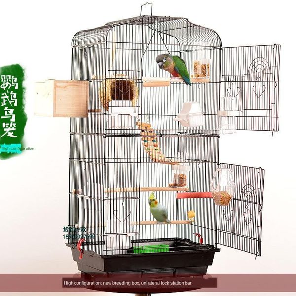 bird cages iron cage parrot breeding large metal stainless steel decoration bed house
bird cages iron cage parrot breeding large metal stainless steel decoration bed house