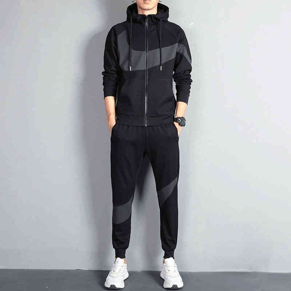 autumn and winter large plush thickened running casual sportswear set cardigan sweater men's youth student clothing, Gray
autumn and winter large plush thickened running casual sportswear set cardigan sweater men's youth student clothing, Gray