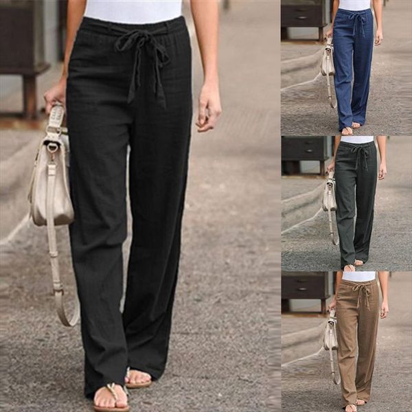 fashion solid wide leg cotton women pants linen sashes high waist straight casual sports long trousers plus size, Black;white
fashion solid wide leg cotton women pants linen sashes high waist straight casual sports long trousers plus size, Black;white