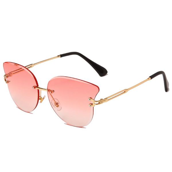 outdoor eyewear luxury fashion cat eye sunglasses women rimless wave butterfly sun glasses metal shades for vintage uv400
outdoor eyewear luxury fashion cat eye sunglasses women rimless wave butterfly sun glasses metal shades for vintage uv400