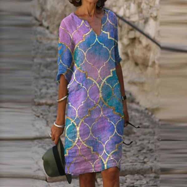 casual dresses women printed dress half sleeve v-neck fashion plus size bohemian loose medium vestido mujer #g2, Black;gray
casual dresses women printed dress half sleeve v-neck fashion plus size bohemian loose medium vestido mujer #g2, Black;gray