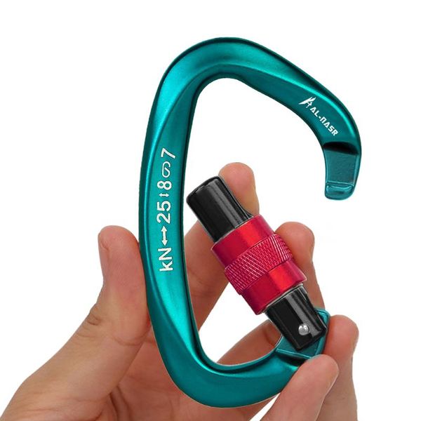 professional climbing carabiner screw locking gate heavy duty d-shape buckle d-ring hammock cords, slings and webbing
professional climbing carabiner screw locking gate heavy duty d-shape buckle d-ring hammock cords, slings and webbing