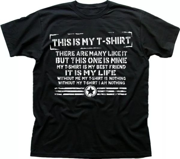 Tshirt Creed Full Metal Jacket parody funny this is my rifle black tshirt FN9490, White;black