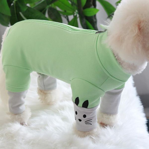 dog apparel pet jumpsuit autumn/winter combed cotton puppy clothes protect belly overalls for small dogs pajamas long sleeve sweatshirt
dog apparel pet jumpsuit autumn/winter combed cotton puppy clothes protect belly overalls for small dogs pajamas long sleeve sweatshirt