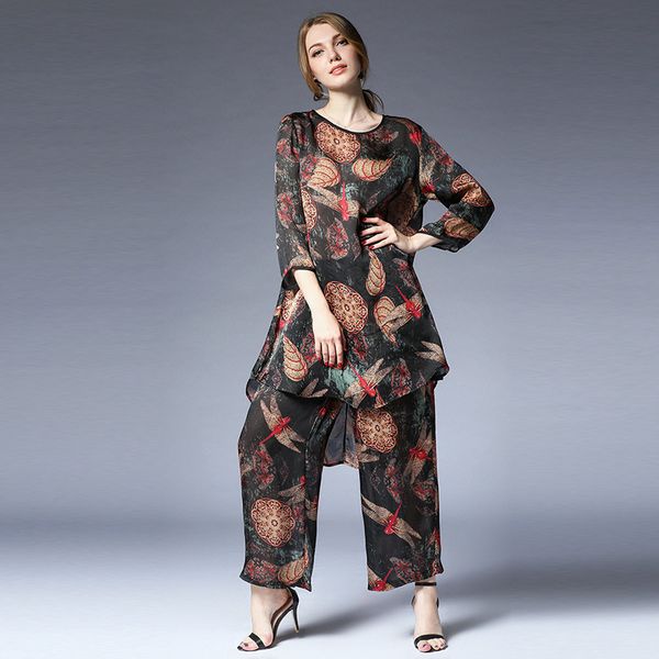 big yards dresses large women's 2021 summer fat mm loose cover meat muslin print suit + wide leg pants
big yards dresses large women's 2021 summer fat mm loose cover meat muslin print suit + wide leg pants