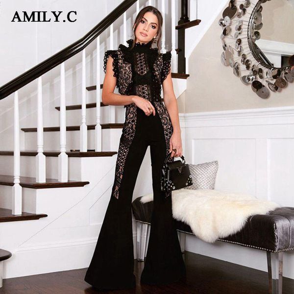 women's jumpsuits & rompers amily.c arrival jumpsuit lady 2021 black turtleneck summer sleeveless lace, Black;white
women's jumpsuits & rompers amily.c arrival jumpsuit lady 2021 black turtleneck summer sleeveless lace, Black;white