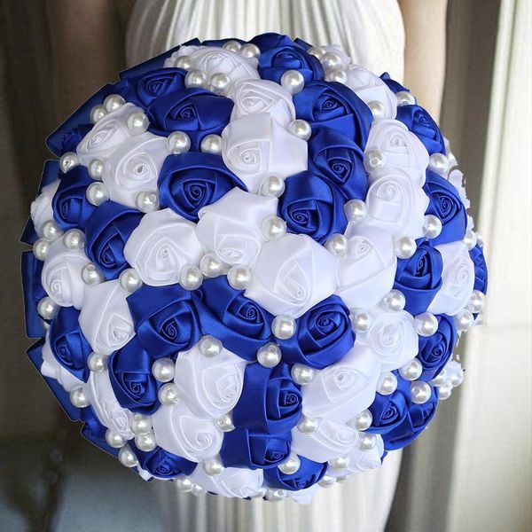 1pcs/lot royal ribbon bridal bouquets with pearl for wedding decoration decorative flowers & wreaths
1pcs/lot royal ribbon bridal bouquets with pearl for wedding decoration decorative flowers & wreaths