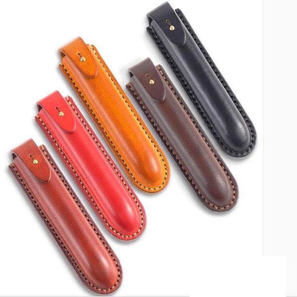 pencil bags handmade simple style leather pen single case holder box bag storage container outdoor tool
pencil bags handmade simple style leather pen single case holder box bag storage container outdoor tool