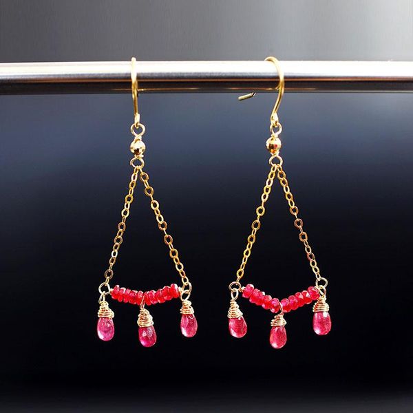 dangle & chandelier daimi 18k gold genuine gemstones ruby design earrings female simple gift for girlfriend, Silver
dangle & chandelier daimi 18k gold genuine gemstones ruby design earrings female simple gift for girlfriend, Silver