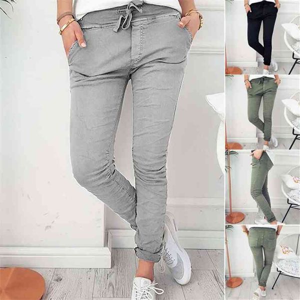 spring summer autumn casual slim solid thin pants for women high waist black army green trousers 210915, Black;white
spring summer autumn casual slim solid thin pants for women high waist black army green trousers 210915, Black;white