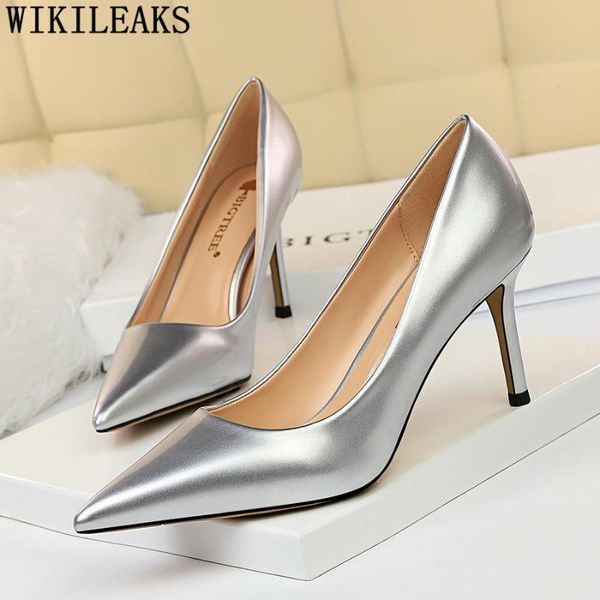 dress shoes red high heels ladies designer women pointed toe office 2021 womens elegant, Black