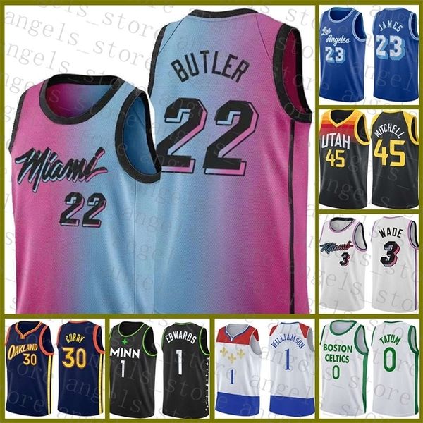Jimmy Butler Miami\rHeat\rNew Anthony Edwards Devin Booker Jamal Murray 2021 New Donovan Mitchell basketball Jersey 14 Blue, Color13
Jimmy Butler Miami\rHeat\rNew Anthony Edwards Devin Booker Jamal Murray 2021 New Donovan Mitchell basketball Jersey 14 Blue, Color13