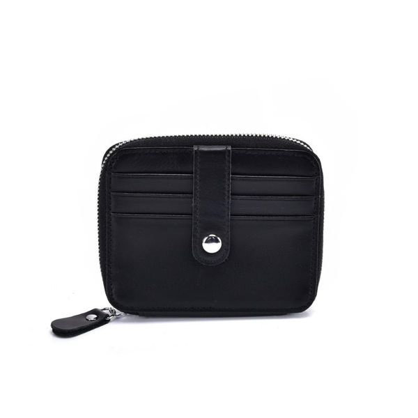 card holders 2021 fashion men's and women's short wallet trend handbag pu leather multifunctional zipper bag business, Brown;gray
card holders 2021 fashion men's and women's short wallet trend handbag pu leather multifunctional zipper bag business, Brown;gray