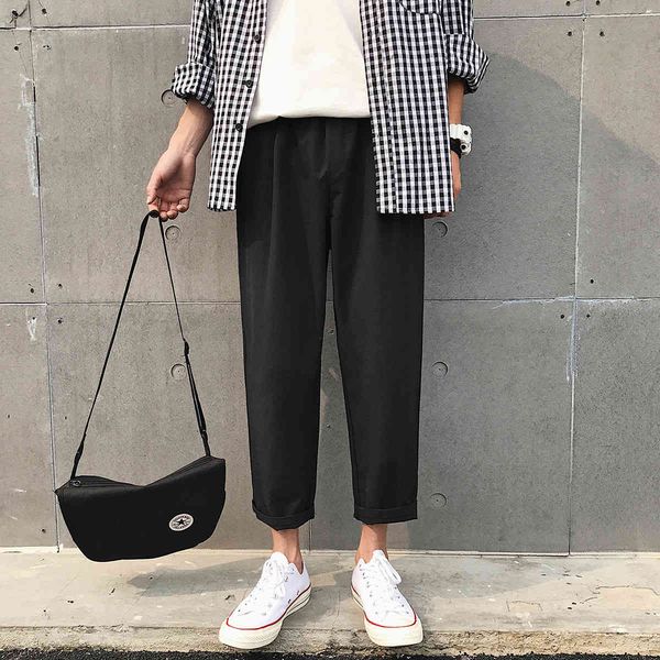 men's pants summer wide legs leisure haren male casual loose straight black/grey/green color trousers kb6c
men's pants summer wide legs leisure haren male casual loose straight black/grey/green color trousers kb6c