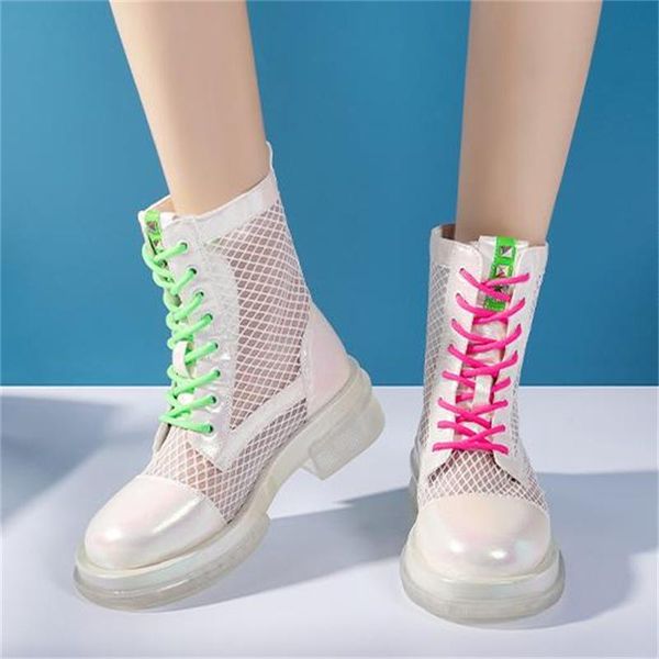 boots transparent jelly bottom summer women 2021 style roman cool shoes mesh hollow out thick soled short, Black
boots transparent jelly bottom summer women 2021 style roman cool shoes mesh hollow out thick soled short, Black