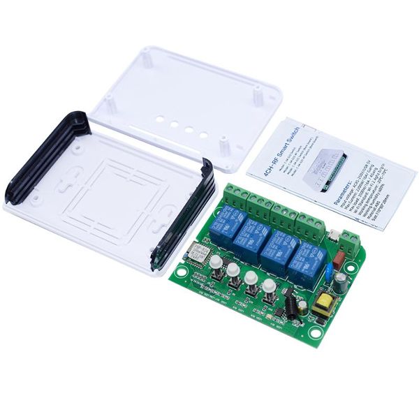 smart home control scimagic ewelink on-off device, 4-way relay, rf receiver, remote product, compatible with intelligent voice
smart home control scimagic ewelink on-off device, 4-way relay, rf receiver, remote product, compatible with intelligent voice