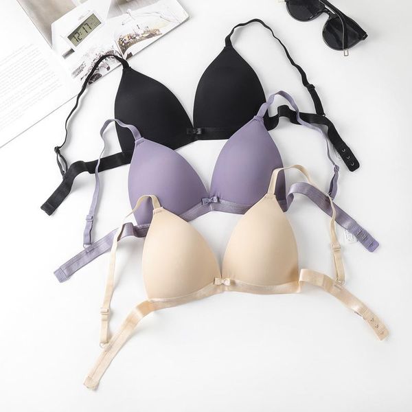 bras sp&city no rims gather women's bra triangle cup thin sling traceless push up with padding backless clothing for women, Red;black
bras sp&city no rims gather women's bra triangle cup thin sling traceless push up with padding backless clothing for women, Red;black