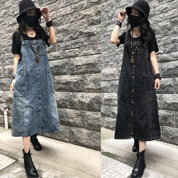 casual dresses women's denim fabric suspenders women clothing summer/autumn european jeans dress, Black;gray
casual dresses women's denim fabric suspenders women clothing summer/autumn european jeans dress, Black;gray