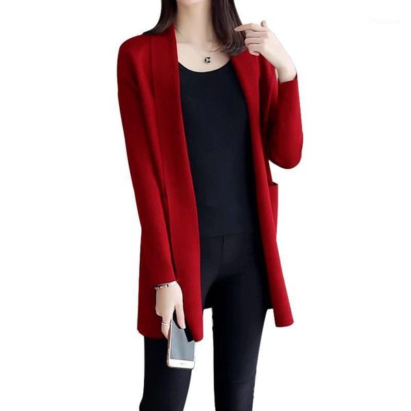 women's jackets autumn winter warm soft outwear korean style loose casual solid color knit cardigan fashion trend long-sleeved coat, Black;brown
women's jackets autumn winter warm soft outwear korean style loose casual solid color knit cardigan fashion trend long-sleeved coat, Black;brown