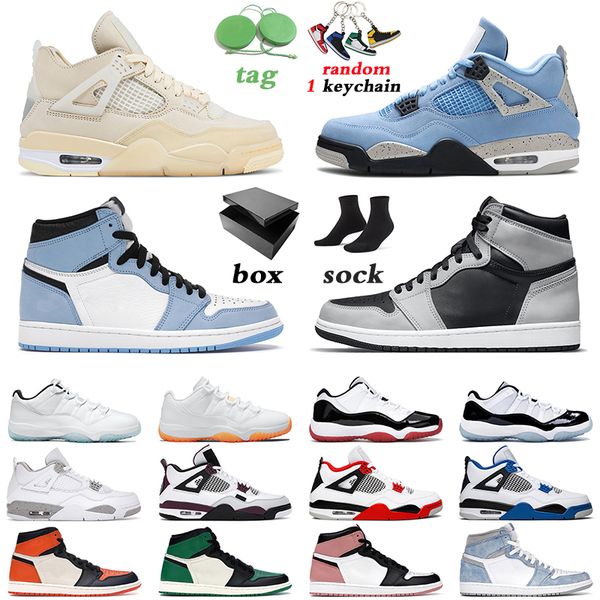 high quality men women 1s basketball shoes university blue 4s white oreo black cat 11s concord bred mens trainer sports sneakers, Color 8
high quality men women 1s basketball shoes university blue 4s white oreo black cat 11s concord bred mens trainer sports sneakers, Color 8