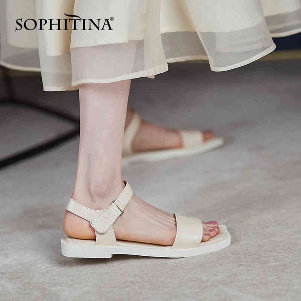 sophitina concise women's sandals solid color soft sole female shoes square toe daily open-toe summer ladies shoes ao632 210513, Black
sophitina concise women's sandals solid color soft sole female shoes square toe daily open-toe summer ladies shoes ao632 210513, Black