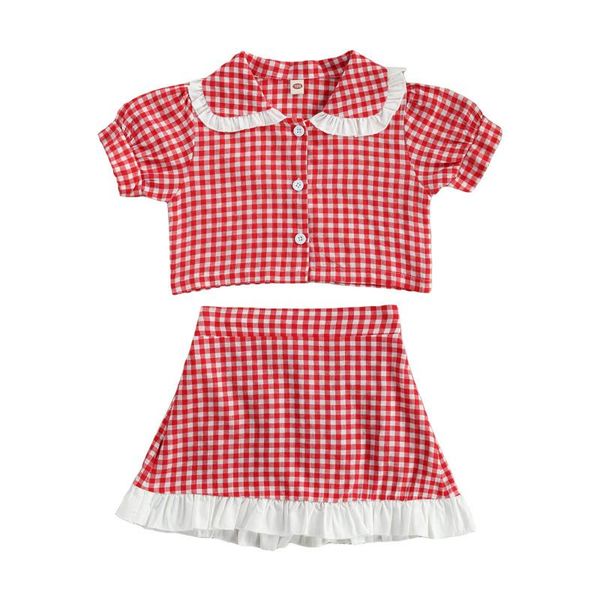 summer baby clothes 2pcs set born girl cute plaid short sleeve skirt clothing sets, White
summer baby clothes 2pcs set born girl cute plaid short sleeve skirt clothing sets, White