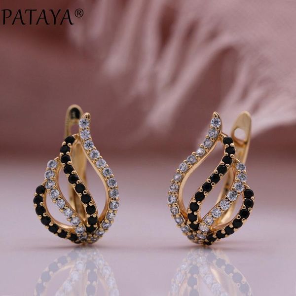 dangle & chandelier pataya unique black white natural zircon earrings 585 rose gold women hollow drop bridal wedding fashion jewelry, Silver
dangle & chandelier pataya unique black white natural zircon earrings 585 rose gold women hollow drop bridal wedding fashion jewelry, Silver