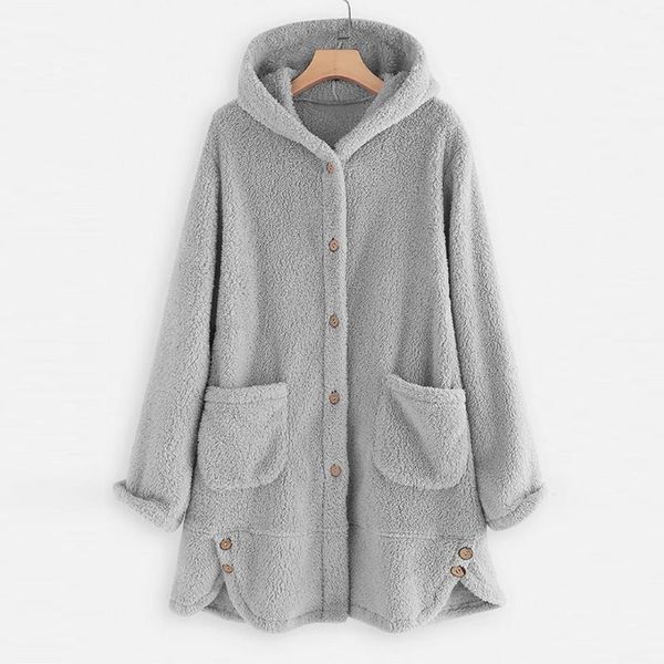 women's jackets women faux fur coats plus sizes fashion solid size long sleeve hoodie pocket sweater blouse coat with hood, Black;brown
women's jackets women faux fur coats plus sizes fashion solid size long sleeve hoodie pocket sweater blouse coat with hood, Black;brown