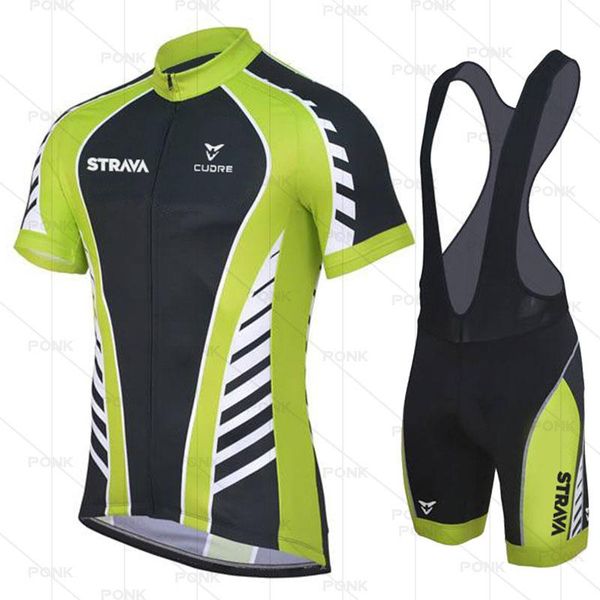 racing sets 2021 green strava pro bicycle team short sleeve men cycling jersey summer breathable clothing, Black;blue
racing sets 2021 green strava pro bicycle team short sleeve men cycling jersey summer breathable clothing, Black;blue