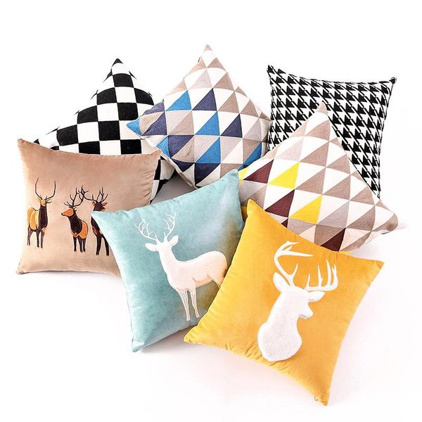 pillow case deer hug pillowcase nordic style three-dimensional embroidered sofa bed plush cushion cover
pillow case deer hug pillowcase nordic style three-dimensional embroidered sofa bed plush cushion cover