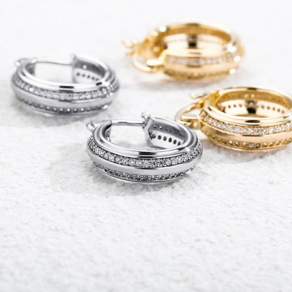 stud 2021 two rows of zircon ear studs 6 times gold plating personality iced out +cz earring jewelry, Golden;silver
stud 2021 two rows of zircon ear studs 6 times gold plating personality iced out +cz earring jewelry, Golden;silver