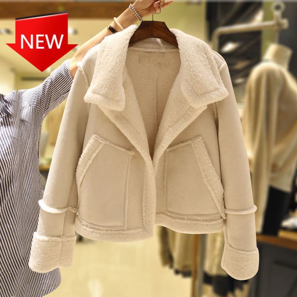 femme double pockets autumn open point jacket 2021 collar female fashion jackets, Black;brown
femme double pockets autumn open point jacket 2021 collar female fashion jackets, Black;brown