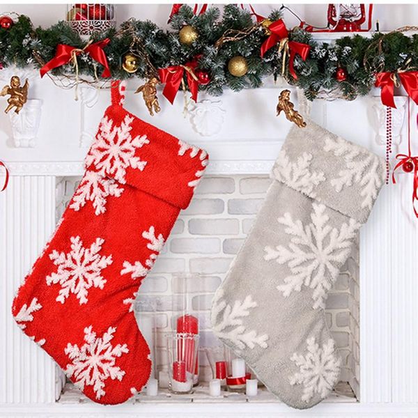 christmas decorations candy bag decoration home plush snowflake socks gift hop-pocket for stockings
christmas decorations candy bag decoration home plush snowflake socks gift hop-pocket for stockings