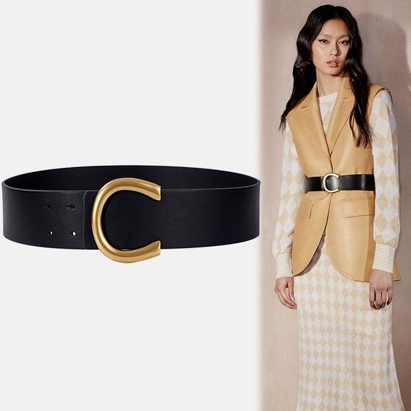 luxury fashion wide belt women's decorative coat sweater with dress waist suit simple black u-shaped horseshoe belts for women, Black;brown
luxury fashion wide belt women's decorative coat sweater with dress waist suit simple black u-shaped horseshoe belts for women, Black;brown