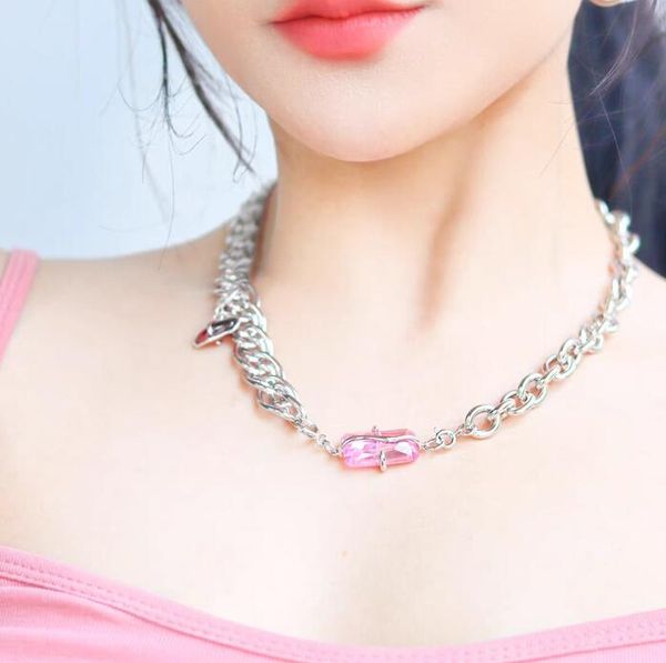 kvk chain necklace for women pink peach crystal ruby red choker necklaces can be reorganized, Golden;silver
kvk chain necklace for women pink peach crystal ruby red choker necklaces can be reorganized, Golden;silver