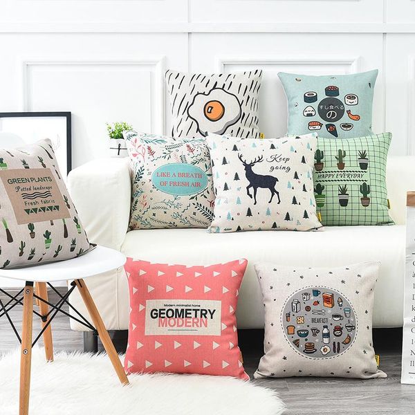 cushion/decorative pillow small fresh and thick cotton linen cushion containing core car waist pillowcase back sofa custom logo
cushion/decorative pillow small fresh and thick cotton linen cushion containing core car waist pillowcase back sofa custom logo