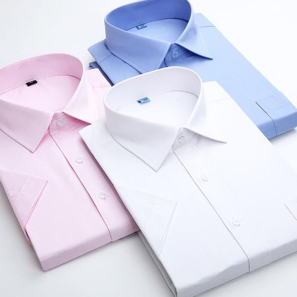 men's dress shirts 2021 summer mens short sleeve button up with chest pocket slim fit casual social business formal solid/twill/plain, White;black
men's dress shirts 2021 summer mens short sleeve button up with chest pocket slim fit casual social business formal solid/twill/plain, White;black