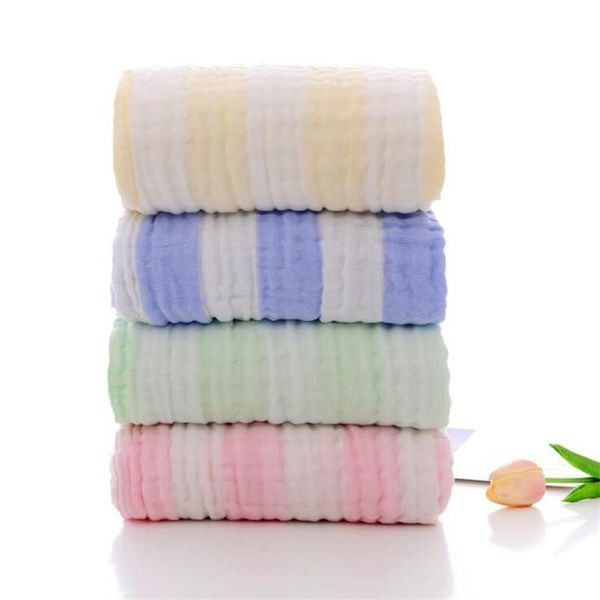 towels & robes cotton gauze absorbent baby bath towel comfortable cartoon cute wrapped child supplies