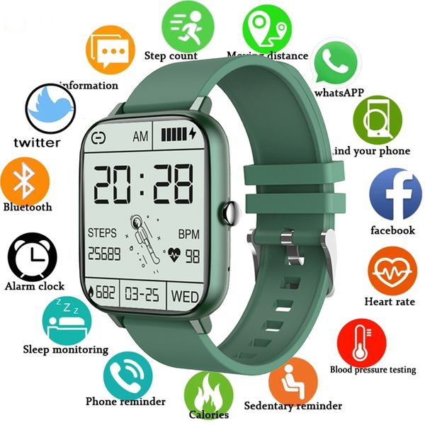 2021 p6 smartwatch bluetooth call full touch men women sport smart watch heart rate fitness tracker watch for android ios pk p8g, Slivery;brown
2021 p6 smartwatch bluetooth call full touch men women sport smart watch heart rate fitness tracker watch for android ios pk p8g, Slivery;brown