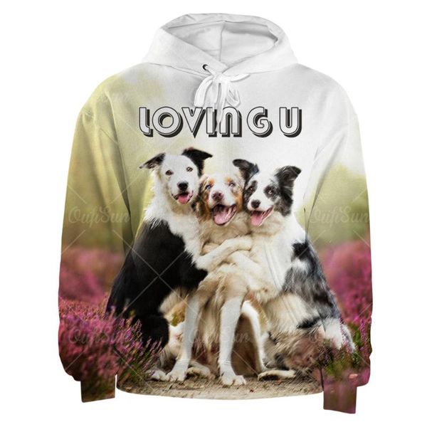 men's hoodies & sweatshirts kawaii dogs 3d printed autumn men women cute animal pattern casual hooded pullover oversized sweatshirt 4, Black 
men's hoodies & sweatshirts kawaii dogs 3d printed autumn men women cute animal pattern casual hooded pullover oversized sweatshirt 4, Black