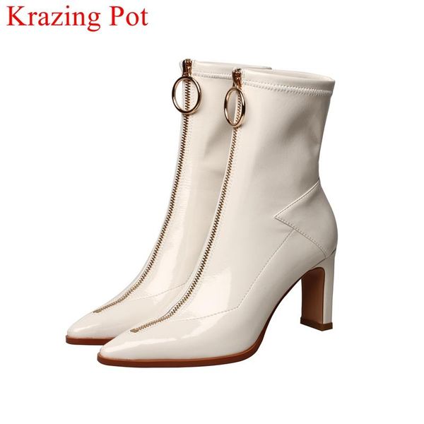 boots krazing pot 2022 big size 40 high heels stretch zipper fashion winter shoes party sewing office lady ankle l8f2, Black
boots krazing pot 2022 big size 40 high heels stretch zipper fashion winter shoes party sewing office lady ankle l8f2, Black