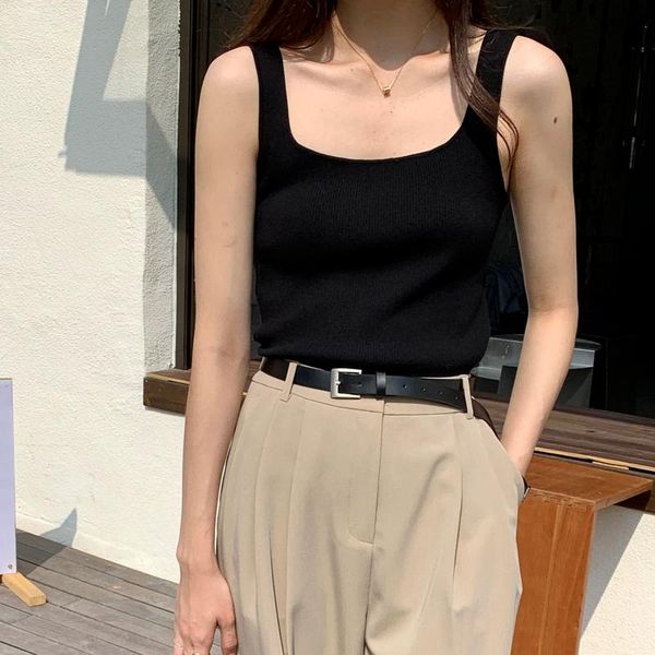 u-shaped camisole 2021 spring summer solid all-match temperament korean casual sleeveless women simple camis women's tanks &, White
u-shaped camisole 2021 spring summer solid all-match temperament korean casual sleeveless women simple camis women's tanks &, White