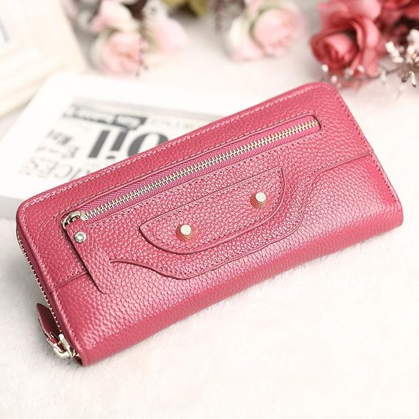 wallets fashion women wallet genuine leather zipper coin purses holders ladies long clutch design money bag for dollar price, Red;black
wallets fashion women wallet genuine leather zipper coin purses holders ladies long clutch design money bag for dollar price, Red;black