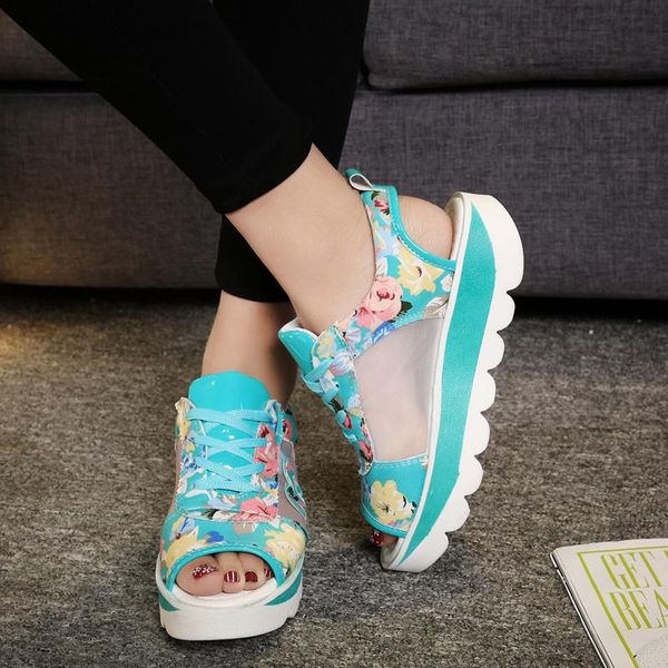 women platform sandals summer open toe wedge thick bottom casual shoes lace up breathable mesh mujer zapatos size 35-39, Black
women platform sandals summer open toe wedge thick bottom casual shoes lace up breathable mesh mujer zapatos size 35-39, Black