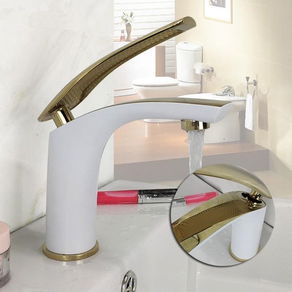 bathroom sink faucets basin brass white gold mixer tap wash deck mounted single handle cold faucet torneira
bathroom sink faucets basin brass white gold mixer tap wash deck mounted single handle cold faucet torneira