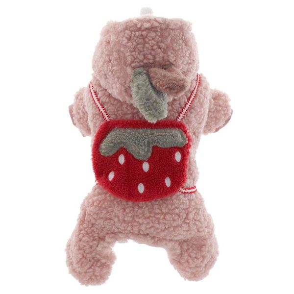 dog apparel pink red color pet jumpsuit with hat for autumn and winter strawberry printing clothes cute princess
dog apparel pink red color pet jumpsuit with hat for autumn and winter strawberry printing clothes cute princess
