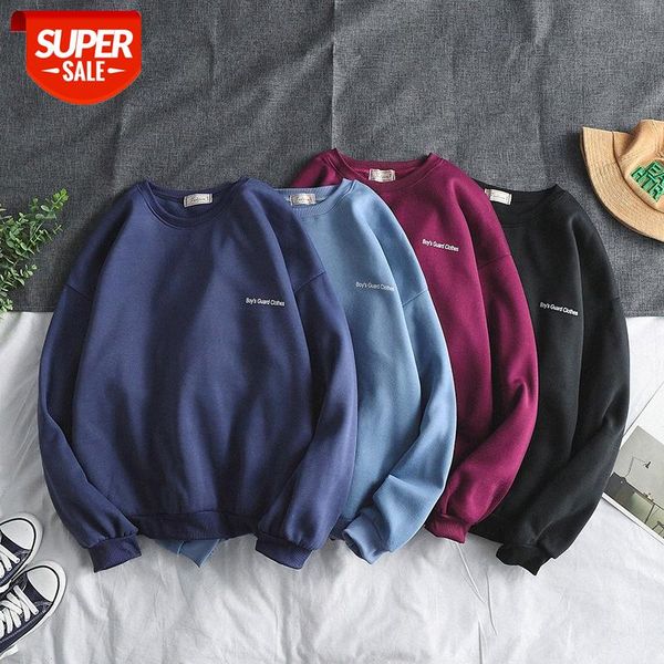 autumn and winter men's plus velvet hoodless round neck printed sweater loose casual student lazy style cec jacket #rb5q, Black
autumn and winter men's plus velvet hoodless round neck printed sweater loose casual student lazy style cec jacket #rb5q, Black