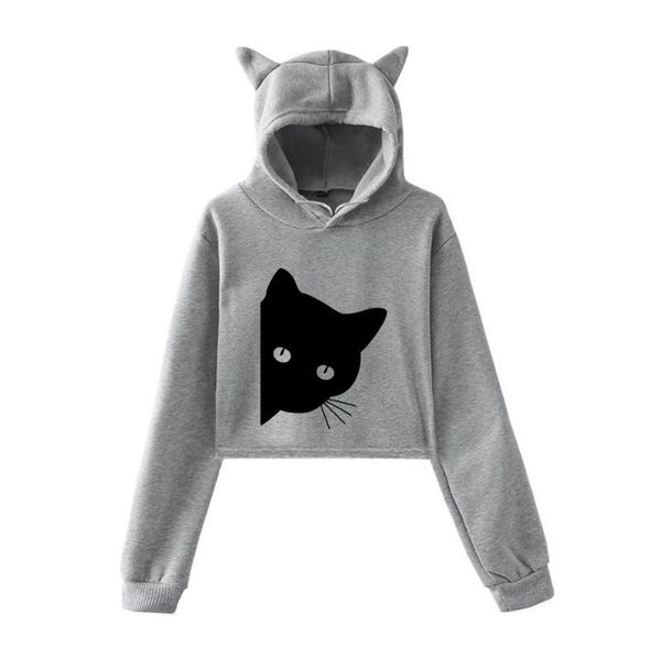 women's hoodies & sweatshirts 2021 autumn woman sweatshirt fashion lumbar print long sleeve pullover with hood clothes ww31, Black
women's hoodies & sweatshirts 2021 autumn woman sweatshirt fashion lumbar print long sleeve pullover with hood clothes ww31, Black