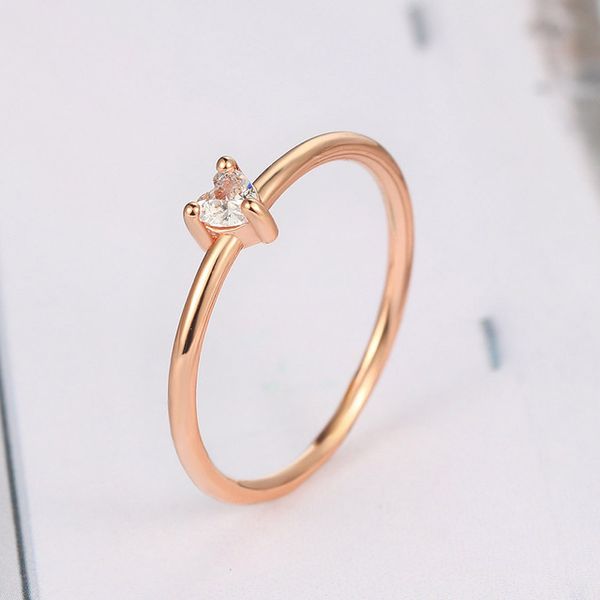 new simple rose gold color heart shaped wedding rings for woman minimalist sweet heart cubic zircon thin finger rings jewelry, Slivery;golden
new simple rose gold color heart shaped wedding rings for woman minimalist sweet heart cubic zircon thin finger rings jewelry, Slivery;golden